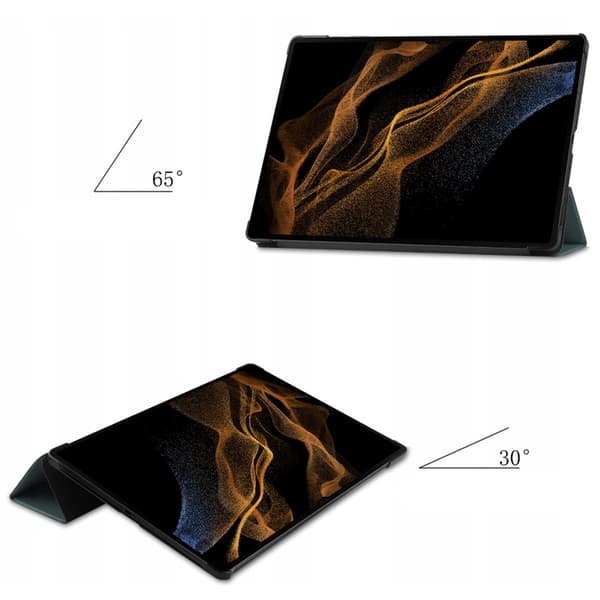 Smart pennfodral i TPU för Samsung Galaxy Tab S10 Ultra (grönt)
