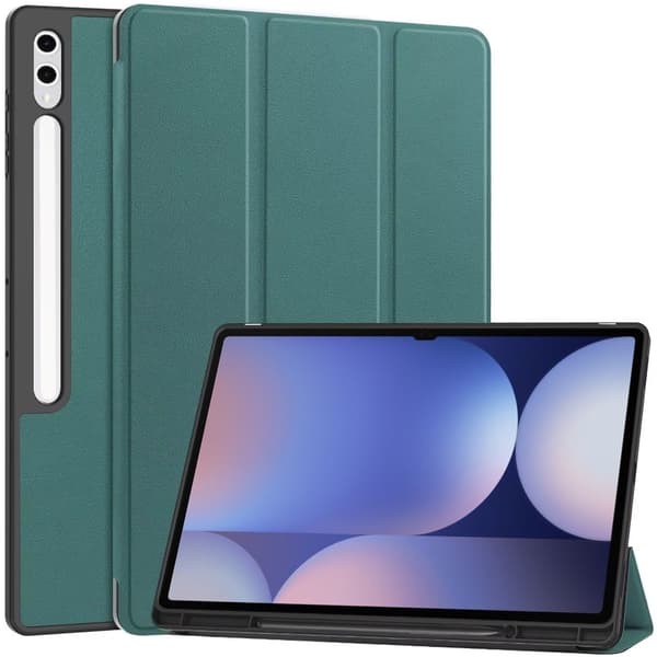 Smart pennfodral i TPU för Samsung Galaxy Tab S10 Ultra (grönt)