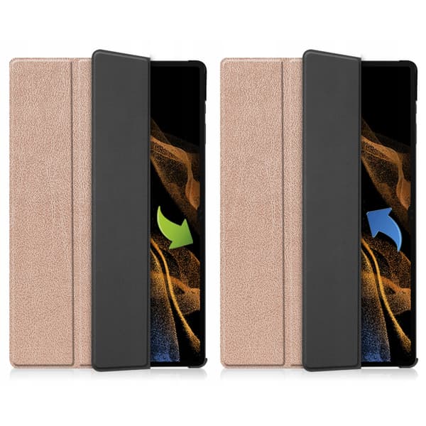 Smart pennfodral i TPU för Samsung Galaxy Tab S10 Ultra (Roséguld)