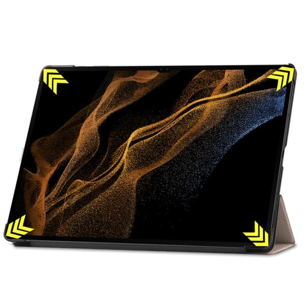 Smart pennfodral i TPU för Samsung Galaxy Tab S10 Ultra (Roséguld)
