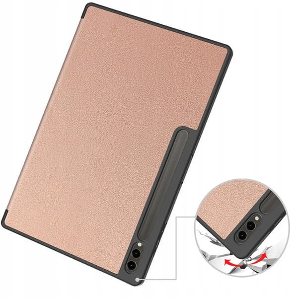 Smart pennfodral i TPU för Samsung Galaxy Tab S10 Ultra (Roséguld)