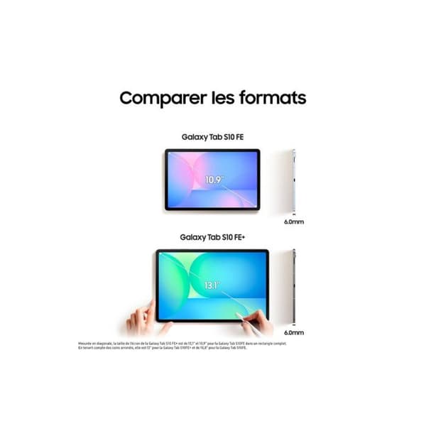 Samsung Galaxy Tab S10FE 10.9'' 8GB 128GB 5G GRÅ