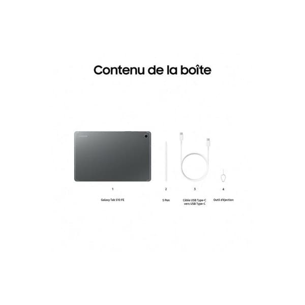 Samsung Galaxy Tab S10FE 10.9'' 8GB 128GB 5G GRÅ