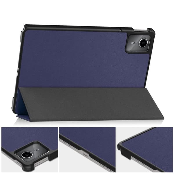 Bizon-fodral Tab Croc för Lenovo Tab M11, marinblå
