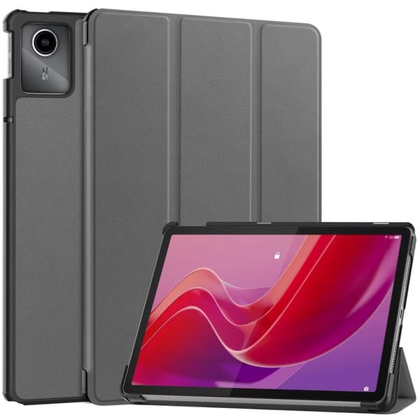 Bizon-fodral Tab Croc för Lenovo Tab M11, grå