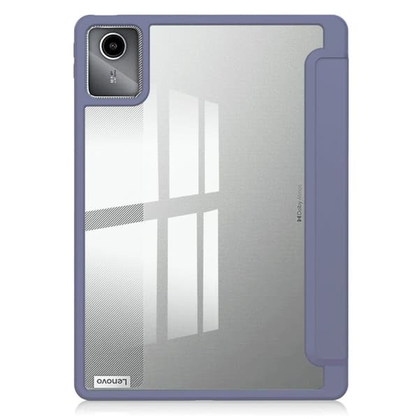 Bizon Case Tab Clear Matt för Lenovo Tab M11 1:a generationen, lavendel