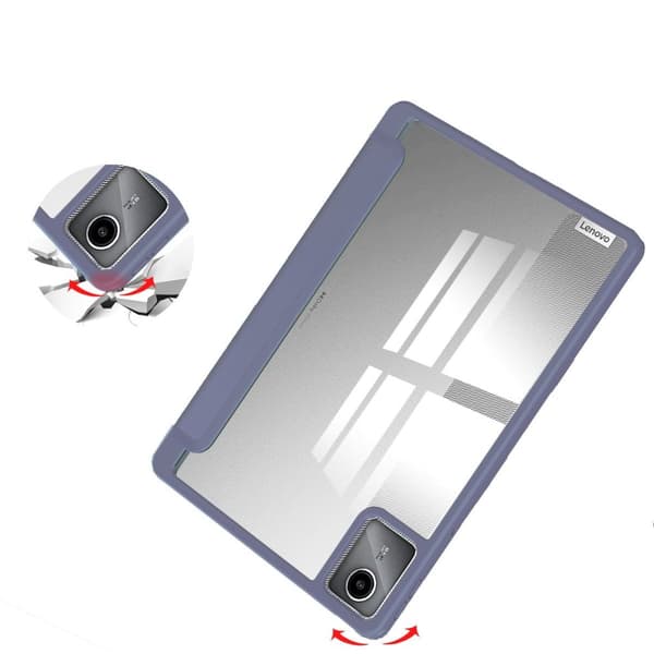 Bizon Case Tab Clear Matt för Lenovo Tab M11 1:a generationen, lavendel