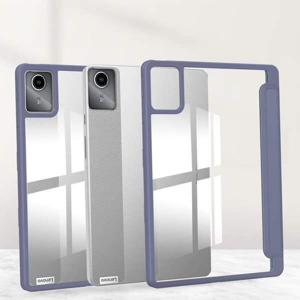 Bizon Case Tab Clear Matt för Lenovo Tab M11 1:a generationen, lavendel