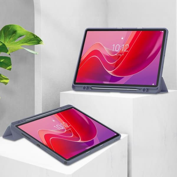Bizon Case Tab Clear Matt för Lenovo Tab M11 1:a generationen, lavendel
