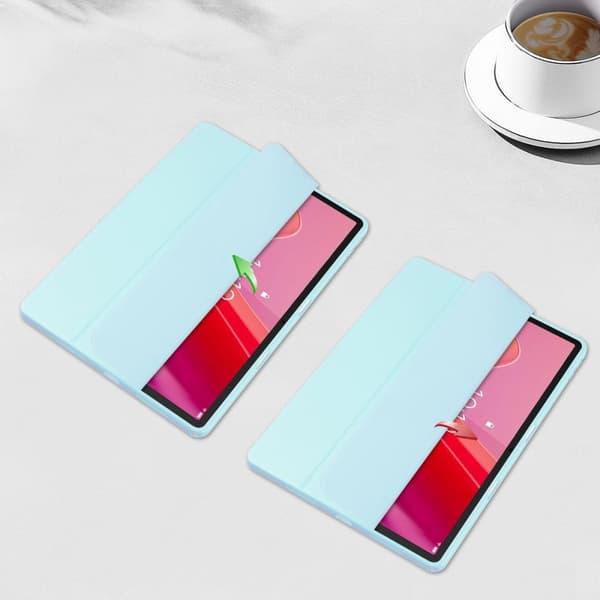 Bizon Case Tab Clear Matt fodral för Lenovo Tab M11 1:a generationen, blå
