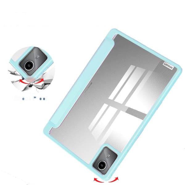 Bizon Case Tab Clear Matt fodral för Lenovo Tab M11 1:a generationen, blå