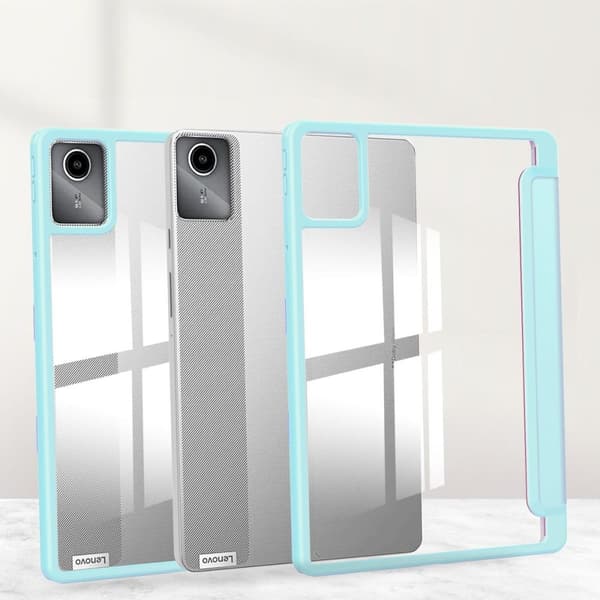 Bizon Case Tab Clear Matt fodral för Lenovo Tab M11 1:a generationen, blå