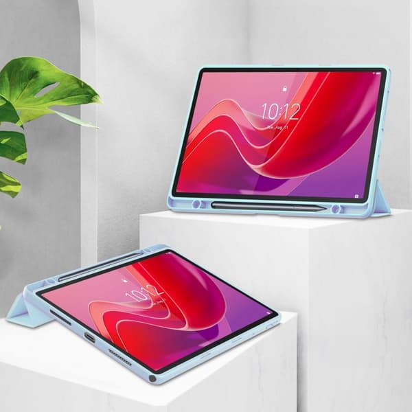 Bizon Case Tab Clear Matt fodral för Lenovo Tab M11 1:a generationen, blå