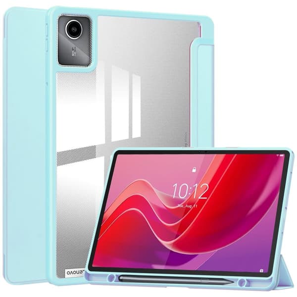 Bizon Case Tab Clear Matt fodral för Lenovo Tab M11 1:a generationen, blå