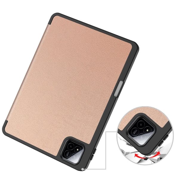 Bizon Case Tab Lizard Flipfodral för Xiaomi Pad 7 / 7 Pro, Roséguld