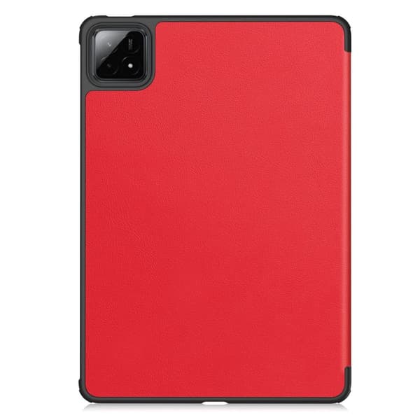 Bizon Case Tab Croc Flip-skal för Xiaomi Pad 7 / 7 Pro, Röd