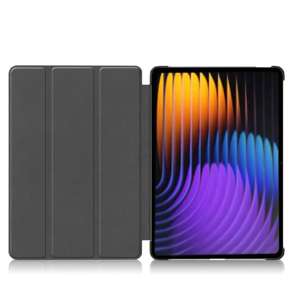 Bizon Case Tab Croc Flip-skal till Xiaomi Pad 7 / 7 Pro, roséguld
