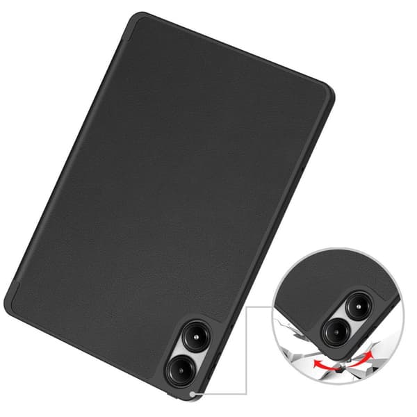 Bizon Case Tab Lizard Flipfodral för Xiaomi Redmi Pad Pro 12.1, Svart