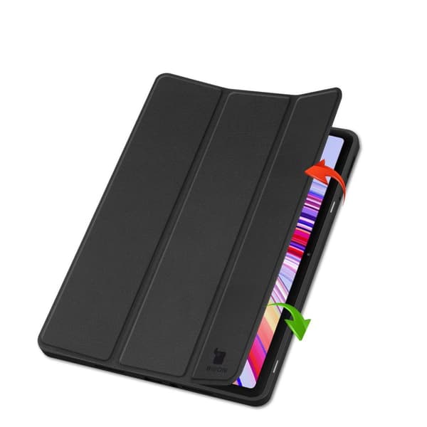 Bizon Case Tab Lizard Flipfodral för Xiaomi Redmi Pad Pro 12.1, Svart