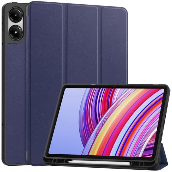 Bizon Case Tab Lizard Flipfodral för Xiaomi Redmi Pad Pro 12.1, Marinblå