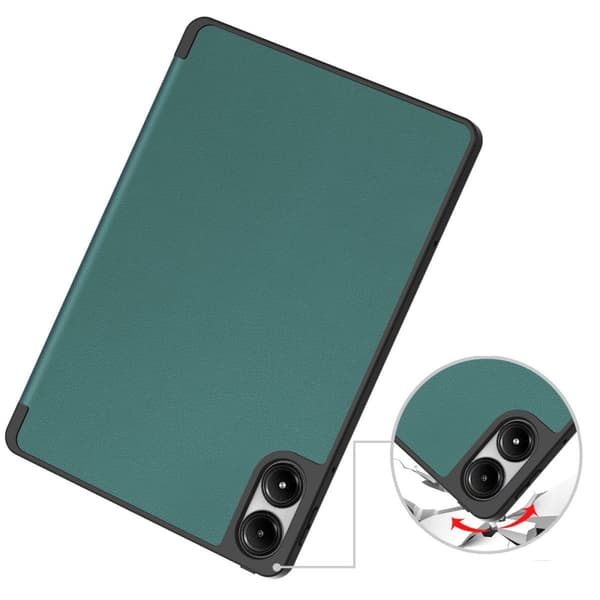 Bizon Case Tab Lizard Flipfodral för Xiaomi Redmi Pad Pro 12.1, Mörkgrön