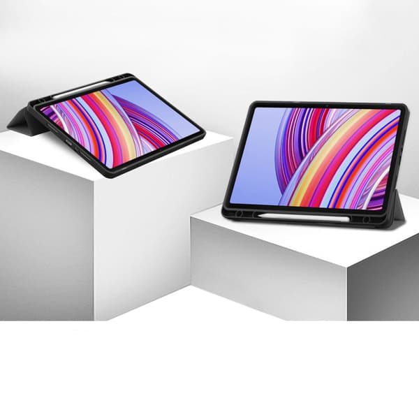 Bizon Case Tab Lizard Flipfodral för Xiaomi Redmi Pad Pro 12.1, Grå