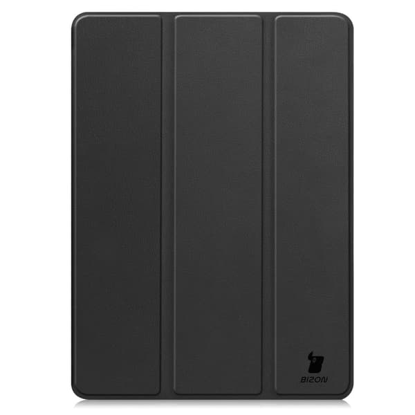 Bizon Case Tab Croc Flip-skal till OnePlus Pad 2 / Pad Pro, Svart