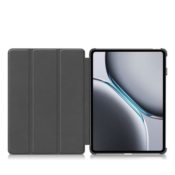 Bizon Case Tab Croc Flip-skal till OnePlus Pad 2 / Pad Pro, Svart
