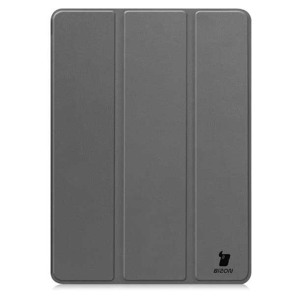 Bizon Case Tab Croc Flip-skal till OnePlus Pad 2 / Pad Pro, Grå