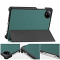Miniatyrbild 4 av 8: Bizon Case Tab Croc Flip-skal till Xiaomi Redmi Pad SE 8.7, mörkgrön