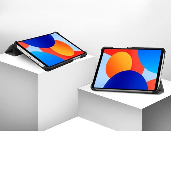Bizon Case Tab Croc Flip-skal för Xiaomi Redmi Pad SE 8.7, Grå