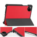 Miniatyrbild 4 av 8: Bizon Case Tab Croc Flip-skal till Xiaomi Redmi Pad SE 8.7, Röd