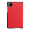 Miniatyrbild 5 av 8: Bizon Case Tab Croc Flip-skal till Xiaomi Redmi Pad SE 8.7, Röd