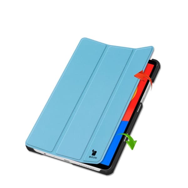 Bizon Case Tab Croc Flip-skal till Xiaomi Redmi Pad SE 8.7, Blå