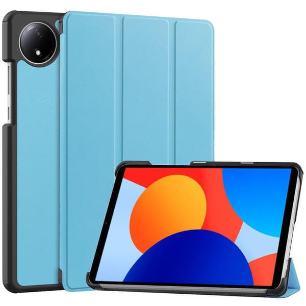 Bizon Case Tab Croc Flip-skal till Xiaomi Redmi Pad SE 8.7, Blå