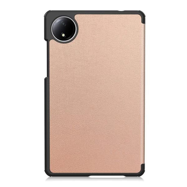 Bizon Case Tab Croc Flip-skal till Xiaomi Redmi Pad SE 8.7, roséguld