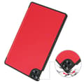 Miniatyrbild 3 av 7: Bizon Case Tab Croc Flip-skal till Realme Pad 2 11.5, Röd