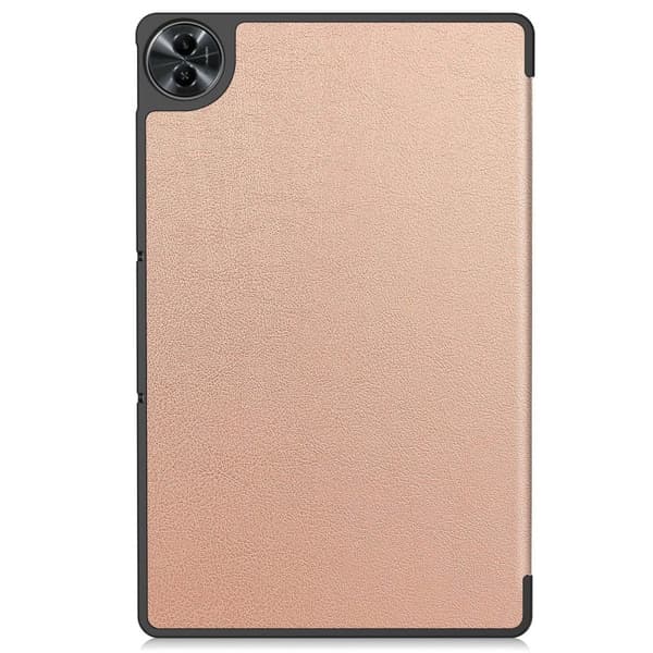 Bizon Case Tab Croc Flip-skal till Realme Pad 2 11.5, Roséguld