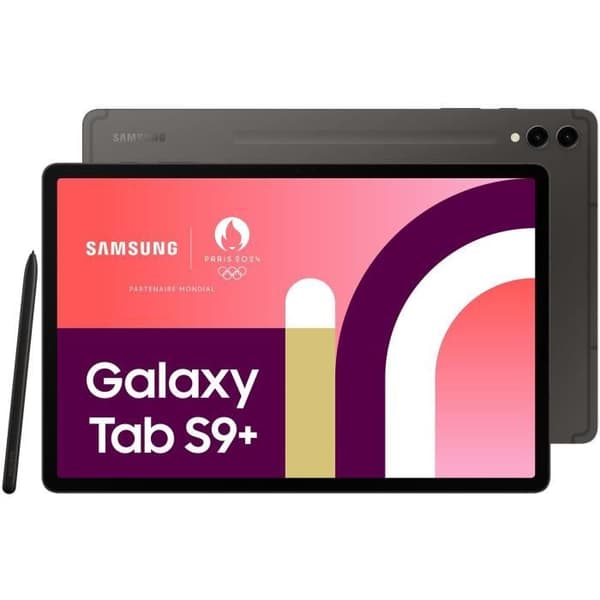 SAMSUNG Galaxy Tab S9+ 12,4" WIFI 256GB Touch Tablet antracit