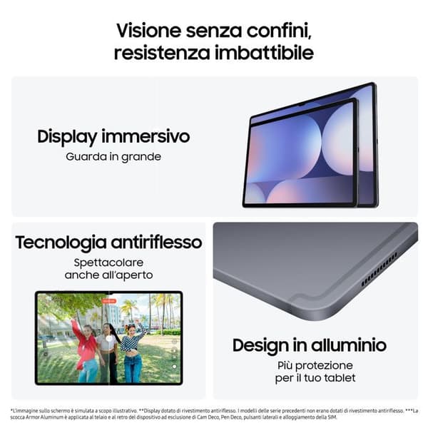Tablet - Samsung - S10 Ultra - 14,6 tum - 256 GB - Android 14 - Grå