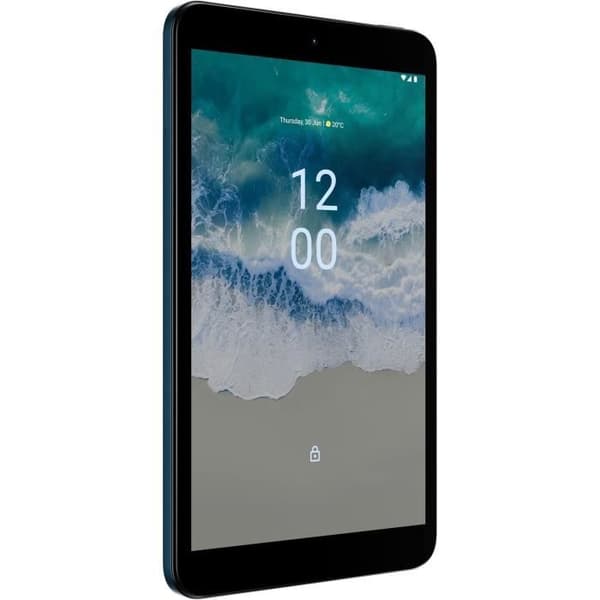 Nokia T10 Wi-FI, Android 12, 8-tums skärm 60Hz, 3 GB RAM/32 GB ROM, 5250 mAh batteri, 8 MP kamera, 2 MP frontkamera, högtalare Blå