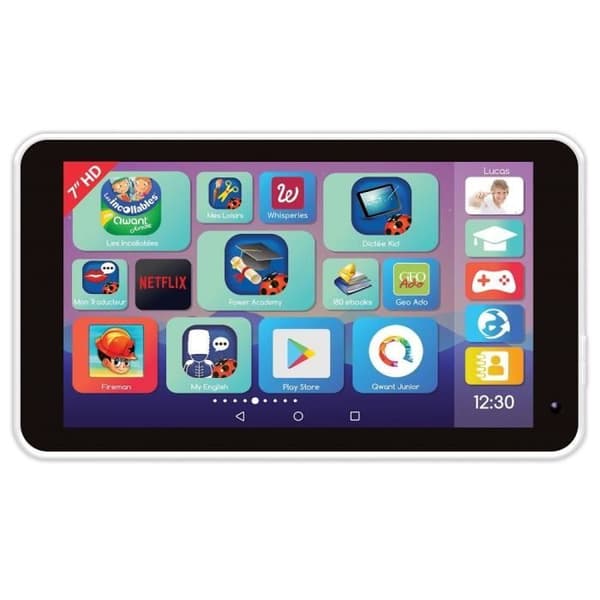 Lexibook 7" Super Mario Tablet - Skyddsöverdrag - Föräldrakontroll - Blå