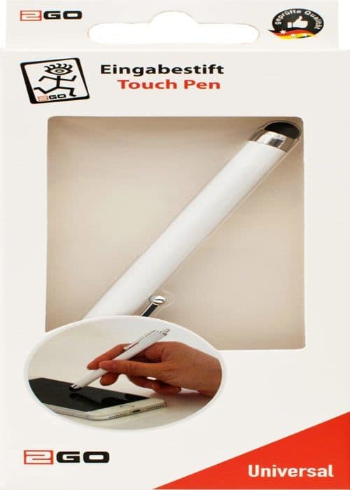 2go pekskärmsplatta - 795921 - Universal Eingabestift / Pekpenna vit