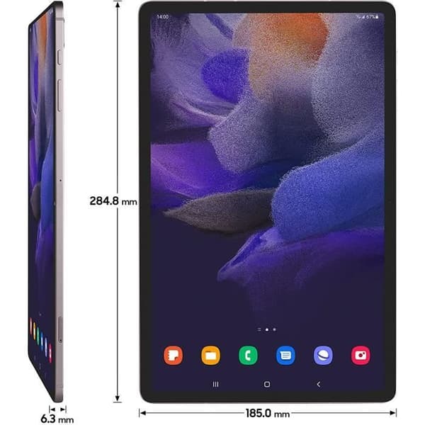 Samsung Galaxy Tab S7 FE 64GB - Silver Silver Surfplatta