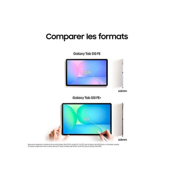 Samsung Galaxy Tab S10FE 10.9'' 12GB 256GB WIFI GRÅ