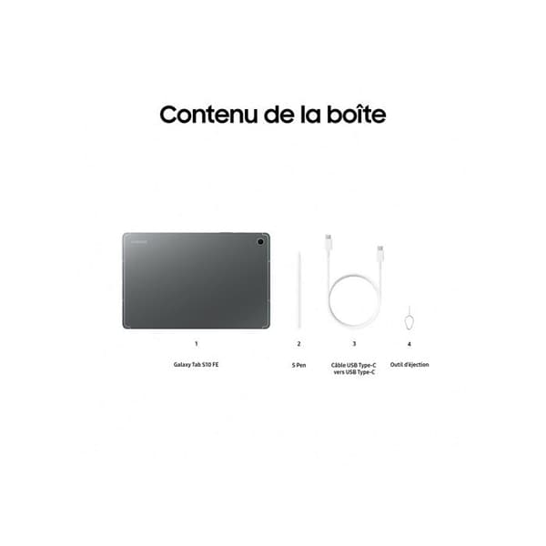 Samsung Galaxy Tab S10FE 10.9'' 12GB 256GB WIFI GRÅ