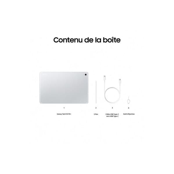 Samsung Galaxy Tab S10FE+ 13.1'' 8GB 128GB WIFI SILVER