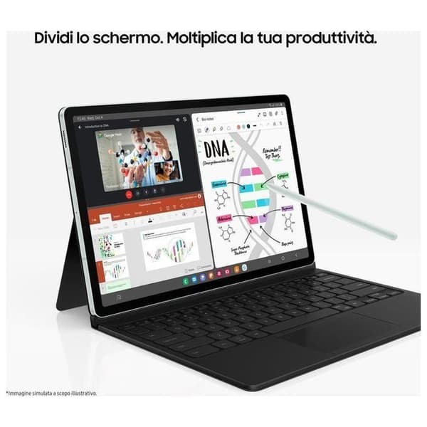 Tablet - Samsung - Galaxy Tab S9 FE+ - 128 GB - 8 GB RAM - 5G - Wi-Fi 6