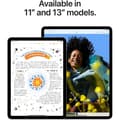 Miniatyrbild 3 av 5: Apple - iPad Air (2024) - 11" - WiFi - 256 GB - Rymdgrå