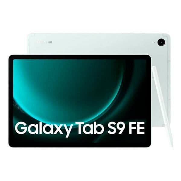 Samsung Galaxy Tab S9 FE En design fullt av färger Konsten att ta anteckningar En S Pen magisk ingår som standard. Skriv Grön